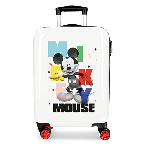 Disney Mickey´S Party Koffer, weiß, 38x55x20 cms, Kabinenkoffer von Disney