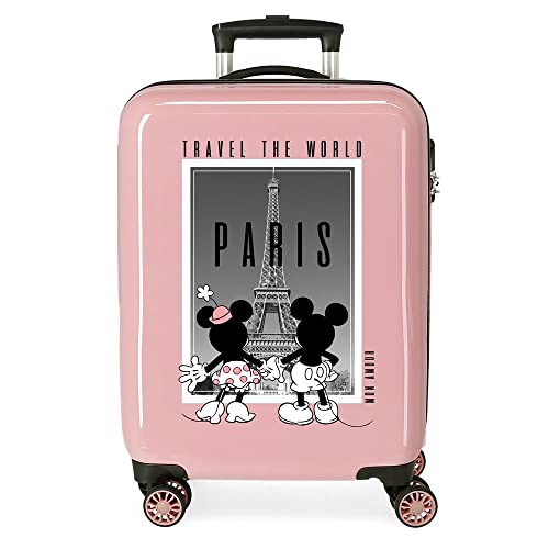 Disney Mickey und Minnie Travel the World Paris Nude Kabinenkoffer 38x55x20 cm Starres ABS Seitliches Zahlenschloss 34L 2 kg 4 Doppelrollen Handgepäck Disney Mickey und Minnie Travel the World Paris Nude Kabinenkoffer 38x55x20 cm Starres ABS Seitliches Zahlenschloss 34L 2 kg 4 Doppelrollen Handgepäck von Disney