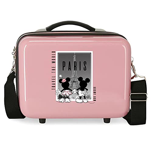 Disney Mickey und Minnie Travel the World Paris Nude, anpassungsfähiger Kulturbeutel, 29 x 21 x 15 cm, starres ABS, 9,14 l, 0,8 kg Disney Mickey und Minnie Travel the World Paris Nude, anpassungsfähiger Kulturbeutel, 29 x 21 x 15 cm, starres ABS, 9,14 l, 0,8 kg von Disney