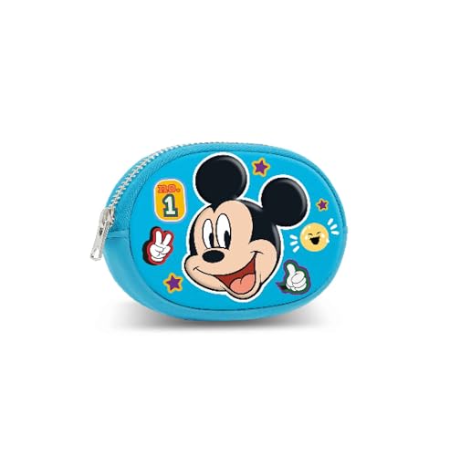 Disney Micky Maus Blissy-Pill Portemonnaie, Blau, 12 x 8,5 cm Disney Micky Maus Blissy-Pill Portemonnaie, Blau, 12 x 8,5 cm von KARACTERMANIA