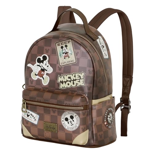 Disney Micky Maus Journey-Heady Rucksack, Braun, 24,5 x 29 cm, Kapazität 8 L Disney Micky Maus Journey-Heady Rucksack, Braun, 24,5 x 29 cm, Kapazität 8 L von Disney