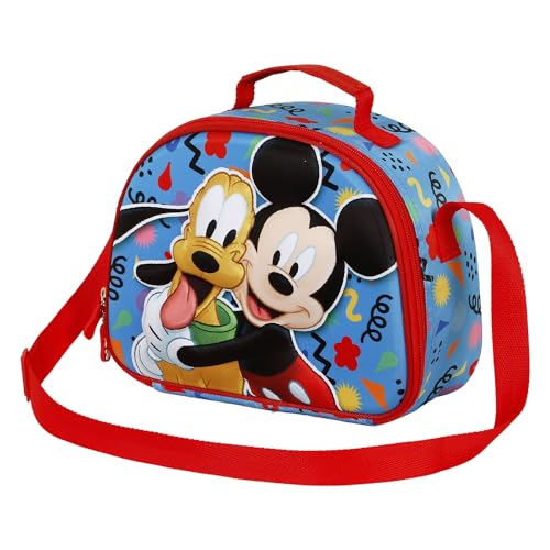 Disney Micky Maus Mates-3D Frühstückstasche, Blau, 25,5 x 20 cm Disney Micky Maus Mates-3D Frühstückstasche, Blau, 25,5 x 20 cm von Disney