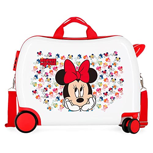 Disney Minnie Diva Kinderkoffer, mehrfarbig, 50 x 39 x 20 cm, ABS-Kombinationsverschluss, 34 l, 1,8 kg, 4 Räder, Handgepäck, bunt, kinderkoffer Disney Minnie Diva Kinderkoffer, mehrfarbig, 50 x 39 x 20 cm, ABS-Kombinationsverschluss, 34 l, 1,8 kg, 4 Räder, Handgepäck, bunt, kinderkoffer von Disney