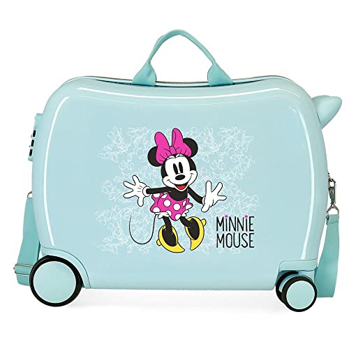 Disney Minnie Enjoy the Day Kinder-Koffer Grün 50x38x20 cms Hartschalen ABS Kombinationsschloss 34L 2,1Kgs 4 Räder Handgepäck Disney Minnie Enjoy the Day Kinder-Koffer Grün 50x38x20 cms Hartschalen ABS Kombinationsschloss 34L 2,1Kgs 4 Räder Handgepäck von Disney