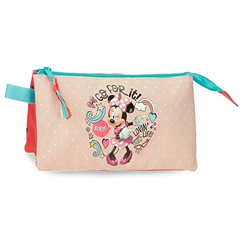 Disney Minnie Lovin Life Federmäppchen Dreifach Mehrfarbig 22x12x5 cm Mikrofaser, bunt, Dreifach-Etui Disney Minnie Lovin Life Federmäppchen Dreifach Mehrfarbig 22x12x5 cm Mikrofaser, bunt, Dreifach-Etui von Disney