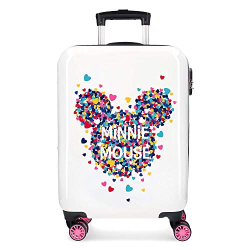 Disney Minnie Magic Kabinenkoffer Weiß 37x55x20 cms Hartschalen ABS Kombinationsschloss 33L 2,8Kgs 4 Doppelräder Handgepäck Disney Minnie Magic Kabinenkoffer Weiß 37x55x20 cms Hartschalen ABS Kombinationsschloss 33L 2,8Kgs 4 Doppelräder Handgepäck von Disney