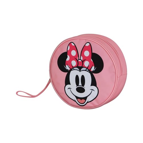 Disney Minnie Maus Face-Jumbo Kosmetiktasche, Schwarz, 21 x 23 cm von Disney