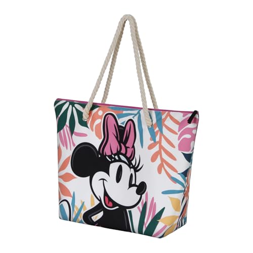 Disney Minnie Maus Island-Soleil Strandtasche, Mehrfarbig, 52 x 37 cm Disney Minnie Maus Island-Soleil Strandtasche, Mehrfarbig, 52 x 37 cm von Disney