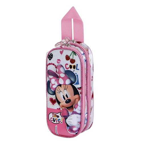 Disney Minnie Maus Too Cute-3D Doppelfedermäppchen, Rosa, 22 x 9,5 cm Disney Minnie Maus Too Cute-3D Doppelfedermäppchen, Rosa, 22 x 9,5 cm von Disney