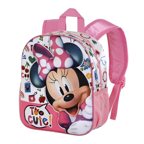 Disney Minnie Maus Too Cute-Kleiner 3D Rucksack, Rosa, 26 x 31 cm, Kapazität 8,5 L Disney Minnie Maus Too Cute-Kleiner 3D Rucksack, Rosa, 26 x 31 cm, Kapazität 8,5 L von Disney