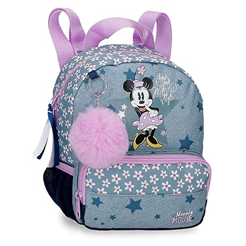 Disney Minnie Style Blau Wanderrucksack 19x23x8 cm Polyester 3,5L Disney Minnie Style Blau Wanderrucksack 19x23x8 cm Polyester 3,5L von Disney