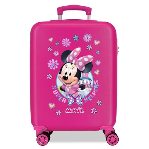 Disney Minnie Super Helpers Kabinenkoffer Rosa 37x55x20 cms Hartschalen ABS Kombinationsschloss 37.4L 2,6Kgs 4 Doppelräder Handgepäck Disney Minnie Super Helpers Kabinenkoffer Rosa 37x55x20 cms Hartschalen ABS Kombinationsschloss 37.4L 2,6Kgs 4 Doppelräder Handgepäck von Disney