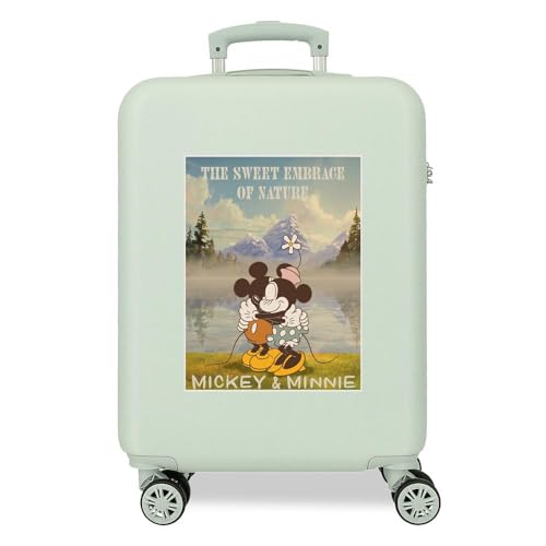 Disney Minnie the Nature Grüner Kabinenkoffer, 38 x 55 x 20 cm, starres ABS, seitliches Zahlenschloss, 34 l, 2 kg, 4 Doppelrollen, Handgepäck Disney Minnie the Nature Grüner Kabinenkoffer, 38 x 55 x 20 cm, starres ABS, seitliches Zahlenschloss, 34 l, 2 kg, 4 Doppelrollen, Handgepäck von Disney