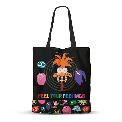 Disney Pixar Alles Steht Kopf 2 / Inside Out 2 Feeling-Shopping Bag Einkaufstasche, Mehrfarbig, 33 x 40 cm von Disney