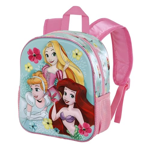 Disney Prinzessinnen Adorable-Kleiner 3D Rucksack, Blau, 26 x 31 cm, Kapazität 8,5 L von Disney