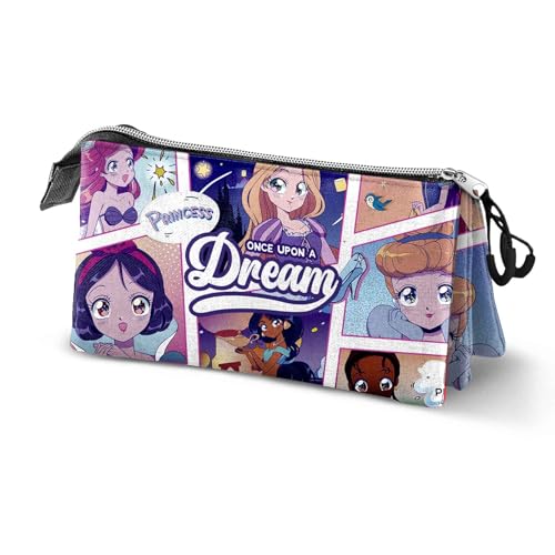 Disney Prinzessinnen Comic-Dreifach Federmäppchen, Mehrfarbig, 23 x 11 cm Disney Prinzessinnen Comic-Dreifach Federmäppchen, Mehrfarbig, 23 x 11 cm von Disney