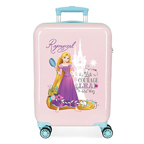 Disney Prinzessinnen Kabinenkoffer, Rosa, 38 x 55 x 20 cm, Borsa, 55.00 x 34.00 x 20.00 cm, Rapunzel von Disney