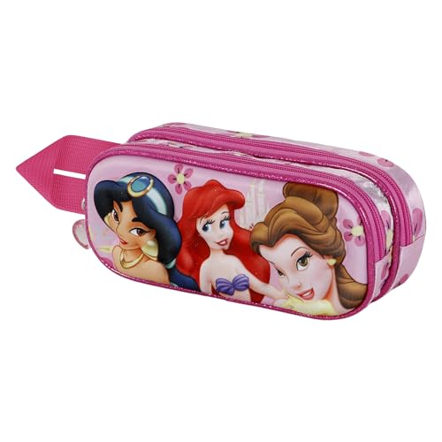 Disney Prinzessinnen Palace-3D Doppelfedermäppchen, Rosa, 22 x 9,5 cm Disney Prinzessinnen Palace-3D Doppelfedermäppchen, Rosa, 22 x 9,5 cm von Disney