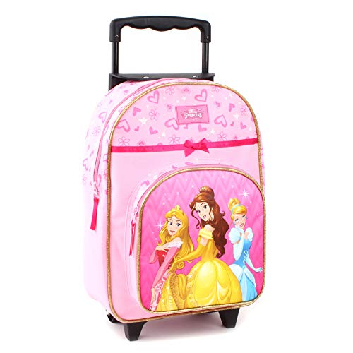 Disney Prinzessinnen Trolley Rucksack für Mädchen - Rosa Disney Prinzessinnen Trolley Rucksack für Mädchen - Rosa von Disney