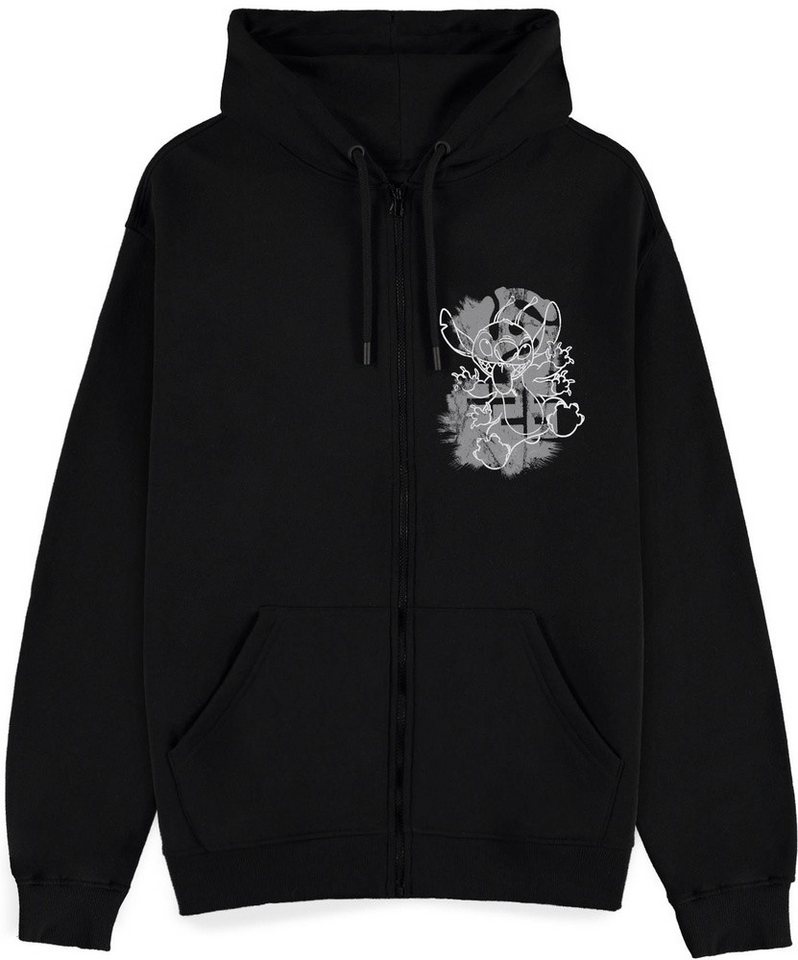 Disney Rundhalspullover Lilo & Stitch - Metal Graphic Men's Zipper Hoodie Disney Rundhalspullover Lilo & Stitch - Metal Graphic Men's Zipper Hoodie von Disney