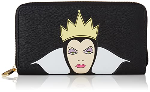 Disney Snow Weiß Purse Evil Queen Nue offiziell Schwarz Zip Around Disney Snow Weiß Purse Evil Queen Nue offiziell Schwarz Zip Around von Disney
