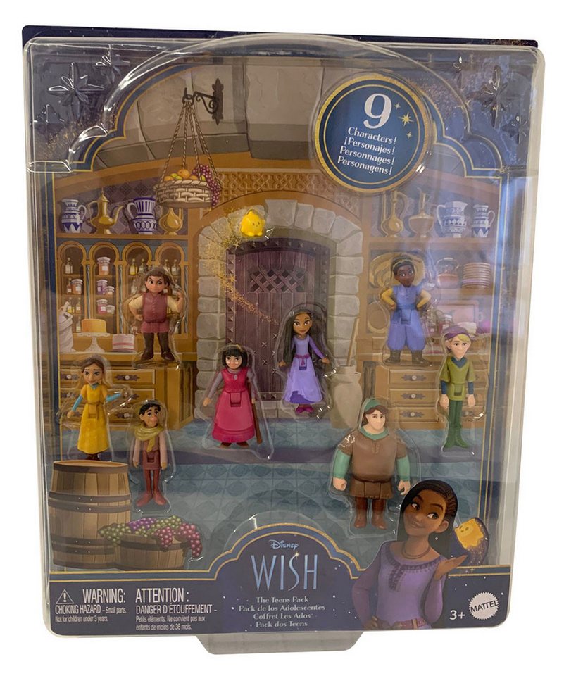 Disney Spielfigur Disney Wish The Teens Pack 8 Figuren mit Asha von Rosas, Dahlia, Dario Disney Spielfigur Disney Wish The Teens Pack 8 Figuren mit Asha von Rosas, Dahlia, Dario von Disney