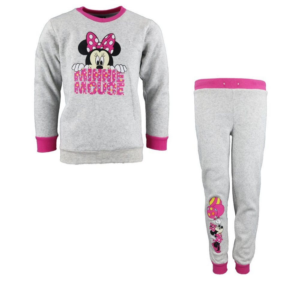 Disney Sportanzug Disney Minnie Maus Kinder Jogginganzug Hose Pullover, Gr. 92 bis 128 von Disney