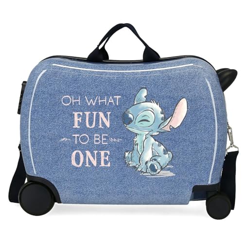 Disney Stich Dance it Out Kinderkoffer Blau 50 x 38 x 20 cm starr ABS Seitenkombinationsverschluss 34L 1,8 kg 2 Räder Gepäck Hand, blau, Talla única, kinderkoffer Disney Stich Dance it Out Kinderkoffer Blau 50 x 38 x 20 cm starr ABS Seitenkombinationsverschluss 34L 1,8 kg 2 Räder Gepäck Hand, blau, Talla única, kinderkoffer von Disney