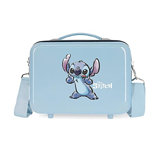 Disney Stitch Naughty Make a Face Kulturbeutel, anpassungsfähig, Blau, 29 x 21 x 15 cm, starres ABS, 9,14 l, 0,8 kg Disney Stitch Naughty Make a Face Kulturbeutel, anpassungsfähig, Blau, 29 x 21 x 15 cm, starres ABS, 9,14 l, 0,8 kg von Disney