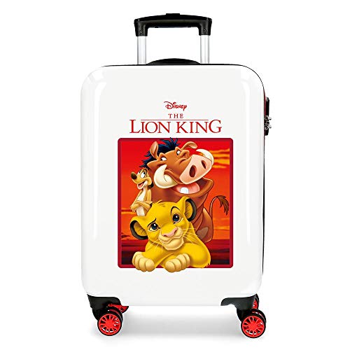 Disney The Lion King Kabinenkoffer Rot 37x55x20 cms Hartschalen ABS Kombinationsschloss 34L 2,6Kgs 4 Doppelräder Handgepäck von Disney