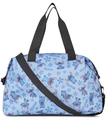 Disney Tragetasche mit Mickey Mouse Friends-Aufdruck für Wochenendreisen, Blau, Stitch von Disney