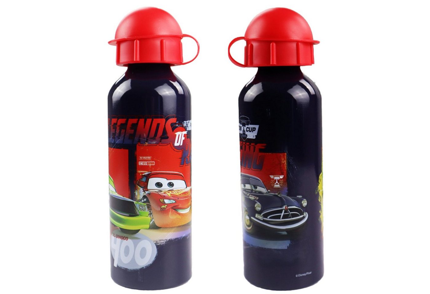 Disney Trinkflasche Disney Cars Lightning McQueen Aluminium Wasserflasche, 520 ml Disney Trinkflasche Disney Cars Lightning McQueen Aluminium Wasserflasche, 520 ml von Disney