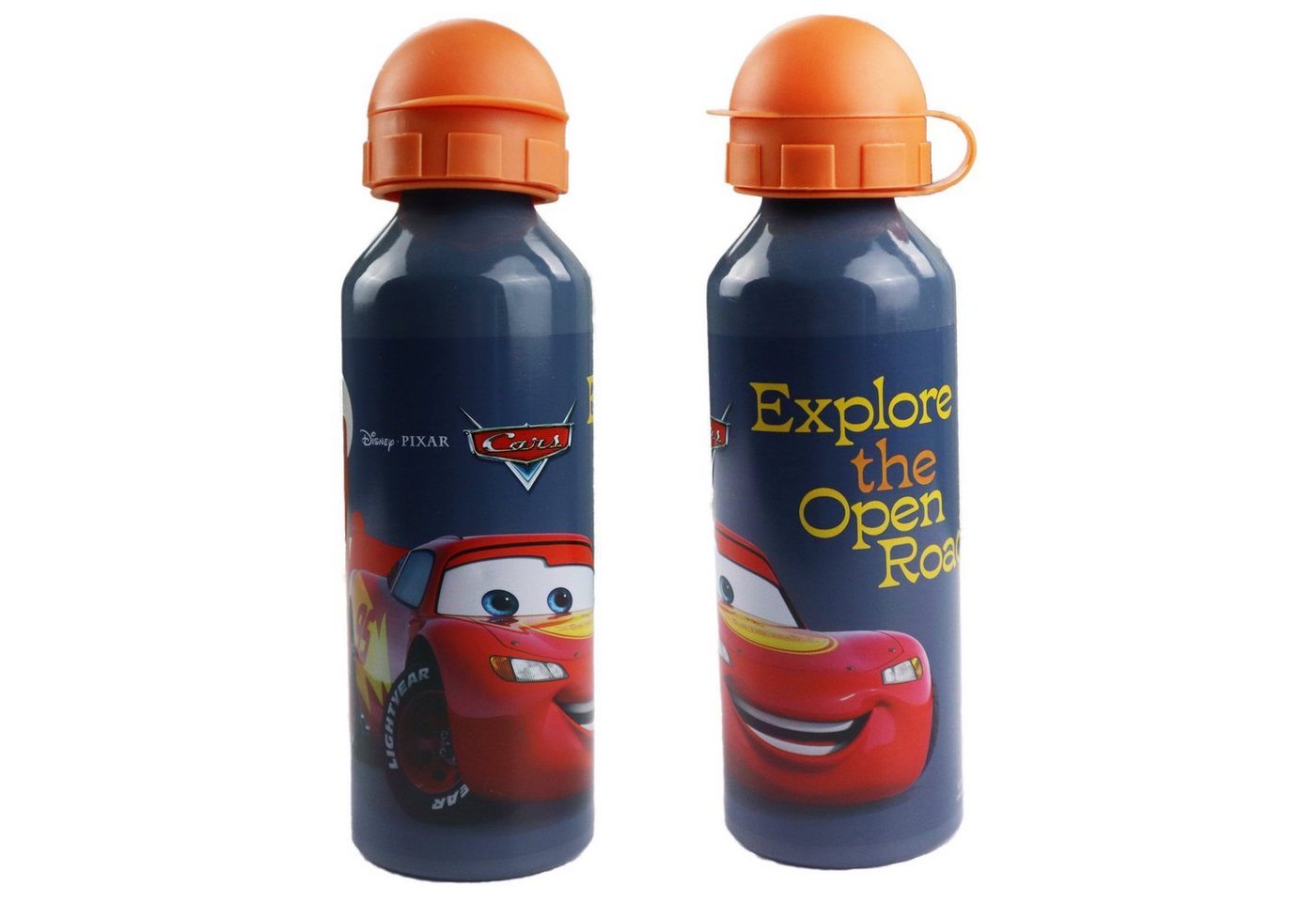 Disney Trinkflasche Disney Cars Lightning McQueen Aluminium Wasserflasche, 520 ml von Disney