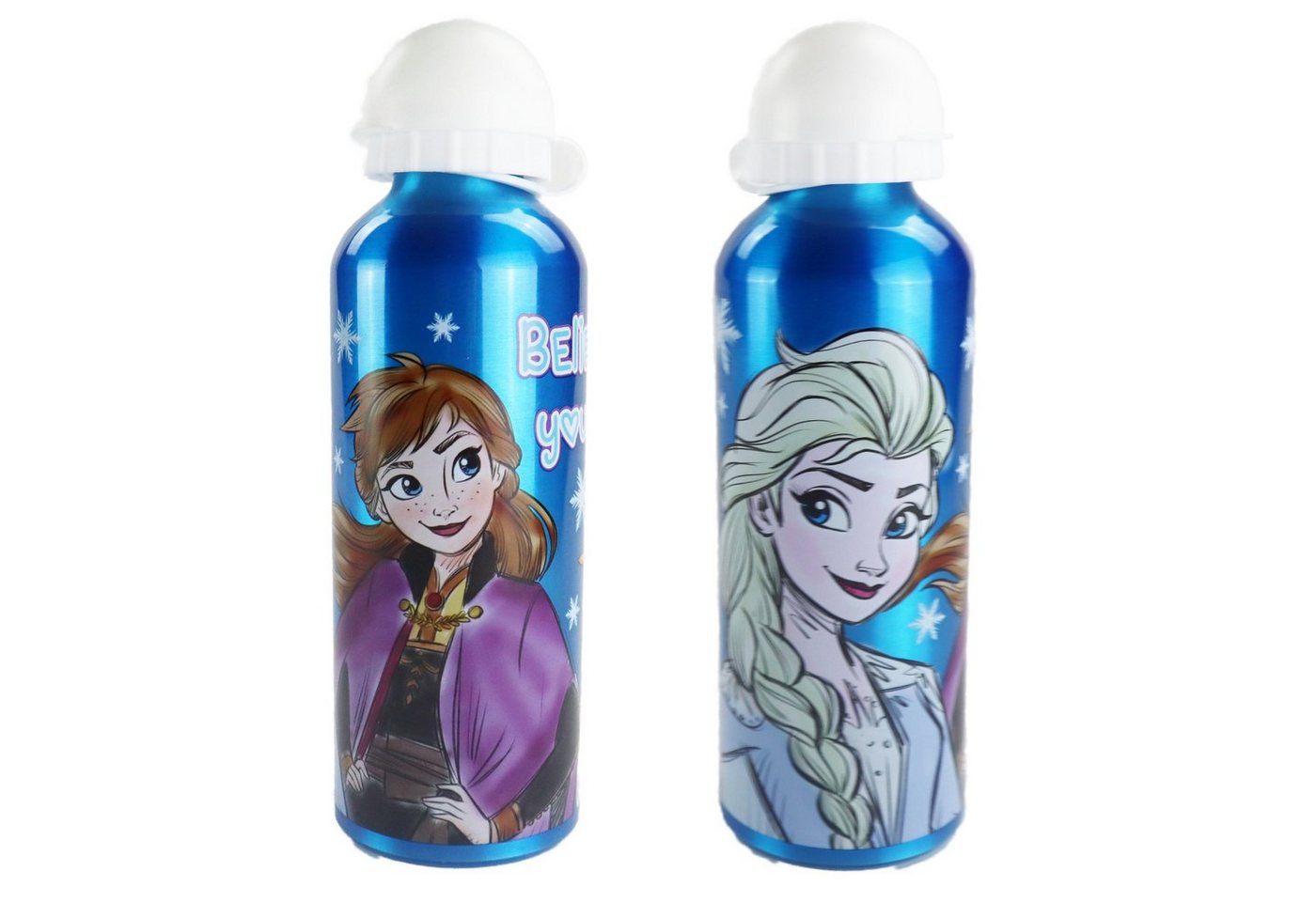 Disney Trinkflasche Disney Die Eiskönigin Alu Wasserflasche Trinkflasche Flasche 500 ml, Anna Elsa Disney Trinkflasche Disney Die Eiskönigin Alu Wasserflasche Trinkflasche Flasche 500 ml, Anna Elsa von Disney