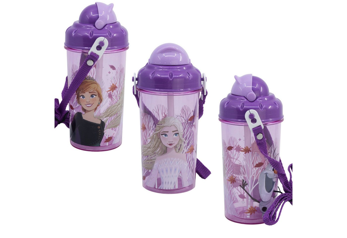 Disney Trinkflasche Disney Die Eiskönigin Elsa Anna Kinder Flasche mit Halm 465 ml Disney Trinkflasche Disney Die Eiskönigin Elsa Anna Kinder Flasche mit Halm 465 ml von Disney