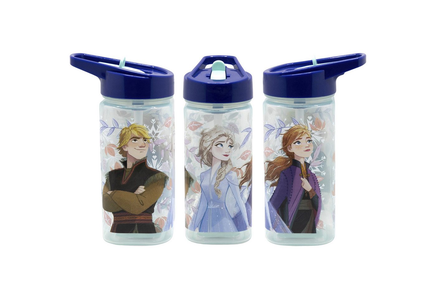 Disney Trinkflasche Disney Die Eiskönigin Elsa Anna Kinder Flasche mit Halm 510 ml von Disney