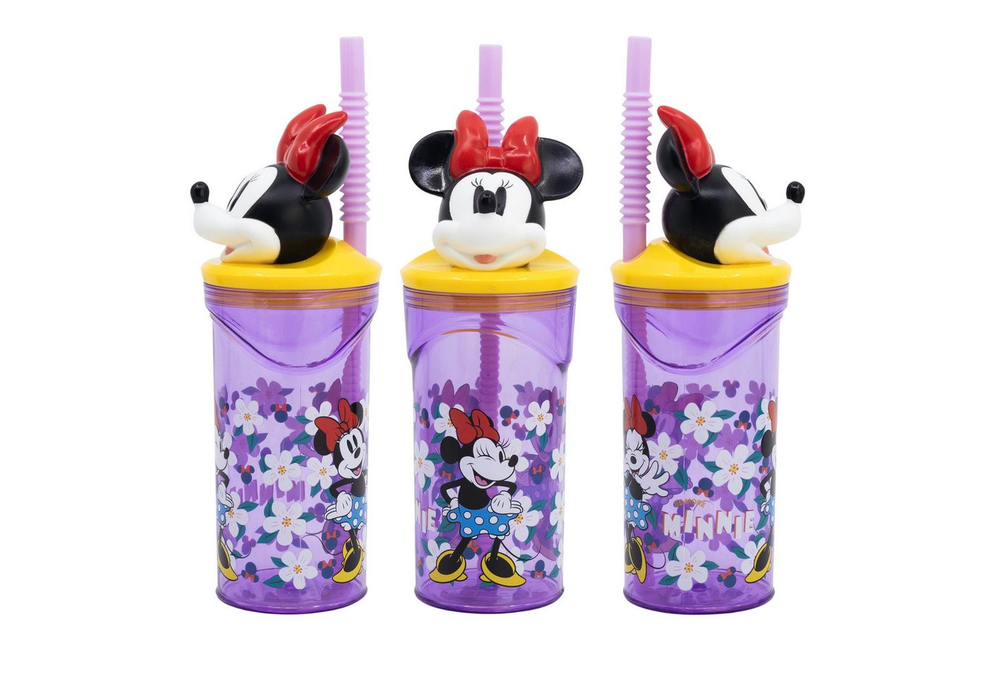 Disney Trinkflasche Disney Minnie Maus 3D Kopf Kinder Wasserflasche Flasche 360 ml Disney Trinkflasche Disney Minnie Maus 3D Kopf Kinder Wasserflasche Flasche 360 ml von Disney
