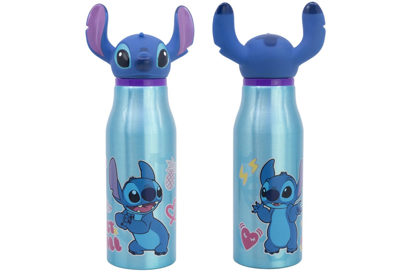 Disney Trinkflasche Disney Stitch 3D Kopf Aluminium Wasserflasche Flasche 690 ml Disney Trinkflasche Disney Stitch 3D Kopf Aluminium Wasserflasche Flasche 690 ml von Disney