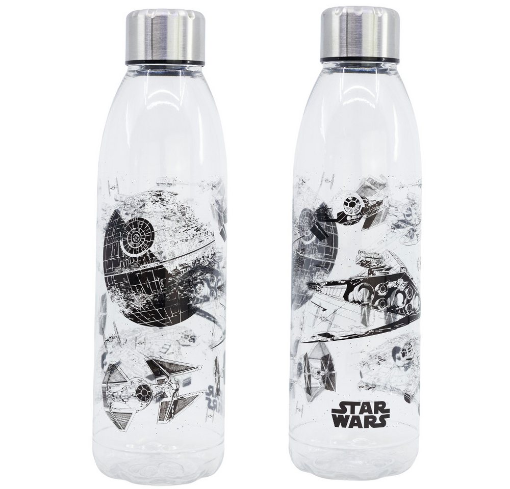 Disney Trinkflasche Star Wars Todesstern Millennium Falcon Wasserflasche Flasche 980 ml von Disney