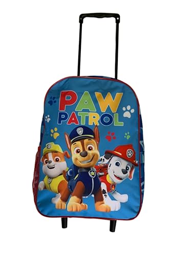 Disney Trolley Paw Patrol, 40 x 30 x 13 cm, Kinderkoffer mit Rädern, lustiges Paw Patrol-Design, praktisch und stilvoll, blau, Trolley von Disney