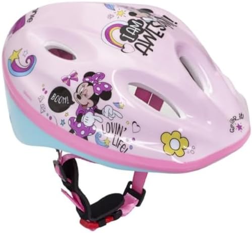 Disney Unisex Jugend Minnie Mouse Fahrradhelm, Mehrfarbig, Einheitsgröße von Disney