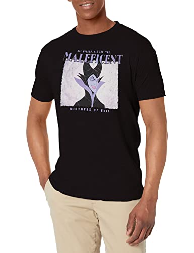 Disney Herren Maleficent Square T-Shirt, M von Disney