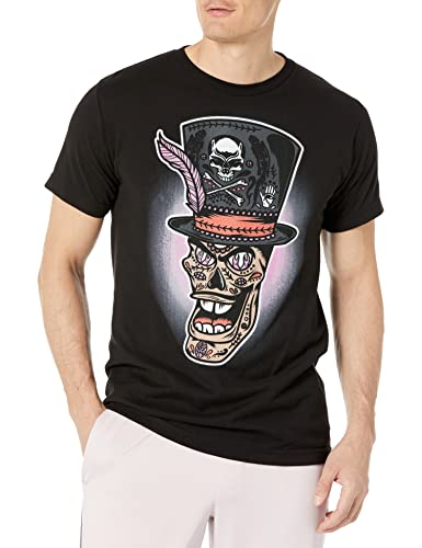 Disney Herren Sugar Skull Facilier T-Shirt, S von Disney