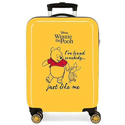Disney Winnie The Pooh Koffer, Ocker, 38 x 55 x 20 cm, starr, ABS-Kombinationsverschluss, seitlich 78 l, 2 kg, 4 Doppelrollen, Handgepäck, gelb, kabinenkoffer Disney Winnie The Pooh Koffer, Ocker, 38 x 55 x 20 cm, starr, ABS-Kombinationsverschluss, seitlich 78 l, 2 kg, 4 Doppelrollen, Handgepäck, gelb, kabinenkoffer von Disney