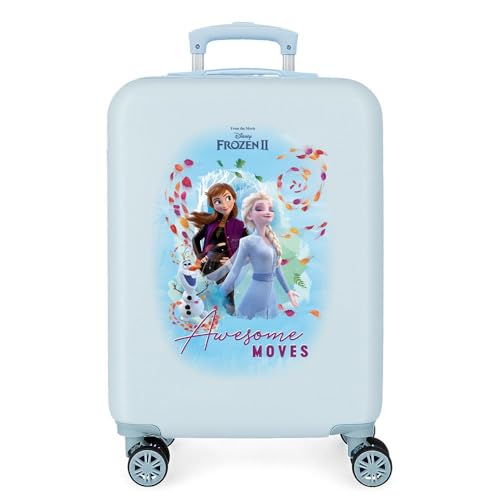 Frozen Herren Hartschalenkabinenkoffer 55 cm Awesome Moves Blau Kabinenkoffer von Frozen