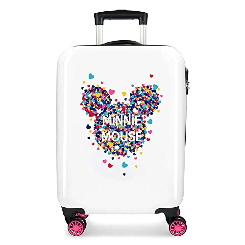 Disney Minnie Magic Cabin Luggage Pink 38x55x20 cm Starres ABS seitliches Zahlenschloss 33L 2,8kgs 4 Doppelräder Handgepäck Disney Minnie Magic Cabin Luggage Pink 38x55x20 cm Starres ABS seitliches Zahlenschloss 33L 2,8kgs 4 Doppelräder Handgepäck von Disney