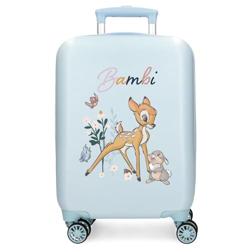Joumma Disney Before The Bloom Kabinenkoffer, blau, 33 x 50 x 20 cm, starr, ABS, seitlicher Kombinationsverschluss, 28,4 l, 2 kg, 4 Doppelräder, Gepäck, Hand, blau, Kabinenkoffer Joumma Disney Before The Bloom Kabinenkoffer, blau, 33 x 50 x 20 cm, starr, ABS, seitlicher Kombinationsverschluss, 28,4 l, 2 kg, 4 Doppelräder, Gepäck, Hand, blau, Kabinenkoffer von Disney