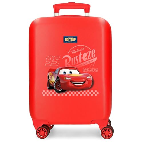 Disney Joumma Bags, Cars RD Trip, Kabinenkoffer, Kinderkoffer, aus ABS, einem Starren und leichten Material, multidirektionale Doppelräder, seitlicher Kombinationsverschluss., rot, Koffer Disney Joumma Bags, Cars RD Trip, Kabinenkoffer, Kinderkoffer, aus ABS, einem Starren und leichten Material, multidirektionale Doppelräder, seitlicher Kombinationsverschluss., rot, Koffer von Disney