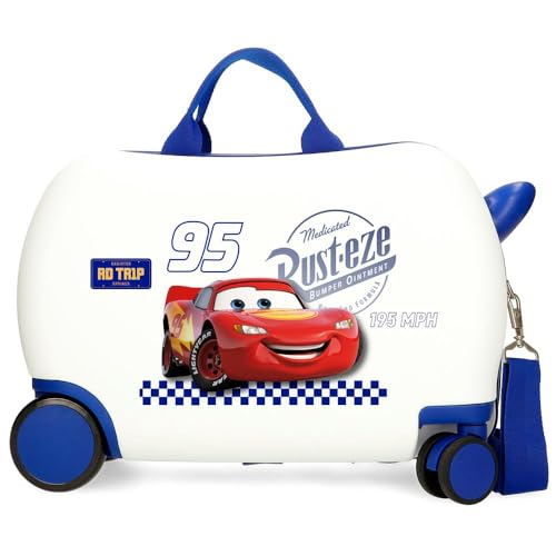 Disney Joumma Bags, Cars RD Trip, Kabinenkoffer, Kinderkoffer, aus ABS, einem Starren und leichten Material, multidirektionale Doppelräder, seitlicher Kombinationsverschluss., weiß, Kinderkoffer Disney Joumma Bags, Cars RD Trip, Kabinenkoffer, Kinderkoffer, aus ABS, einem Starren und leichten Material, multidirektionale Doppelräder, seitlicher Kombinationsverschluss., weiß, Kinderkoffer von Disney