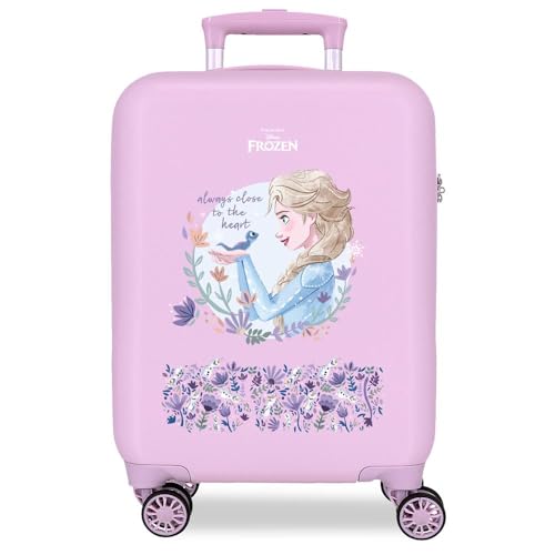 Joumma Disney Close to The Heart Frozen Kabinenkoffer, Violett, 33 x 50 x 20 cm, starr, 2 kg, seitlicher Kombinationsverschluss, ABS, 2 kg, 33 l, Handgepäck, dunkelviolett, Talla única, Kabinenkoffer Joumma Disney Close to The Heart Frozen Kabinenkoffer, Violett, 33 x 50 x 20 cm, starr, 2 kg, seitlicher Kombinationsverschluss, ABS, 2 kg, 33 l, Handgepäck, dunkelviolett, Talla única, Kabinenkoffer von Disney